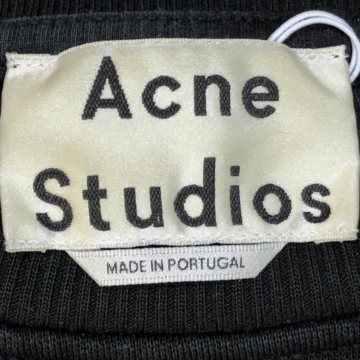 Acne Studios Black Floral Print Crew Neck Sweatshirt XS