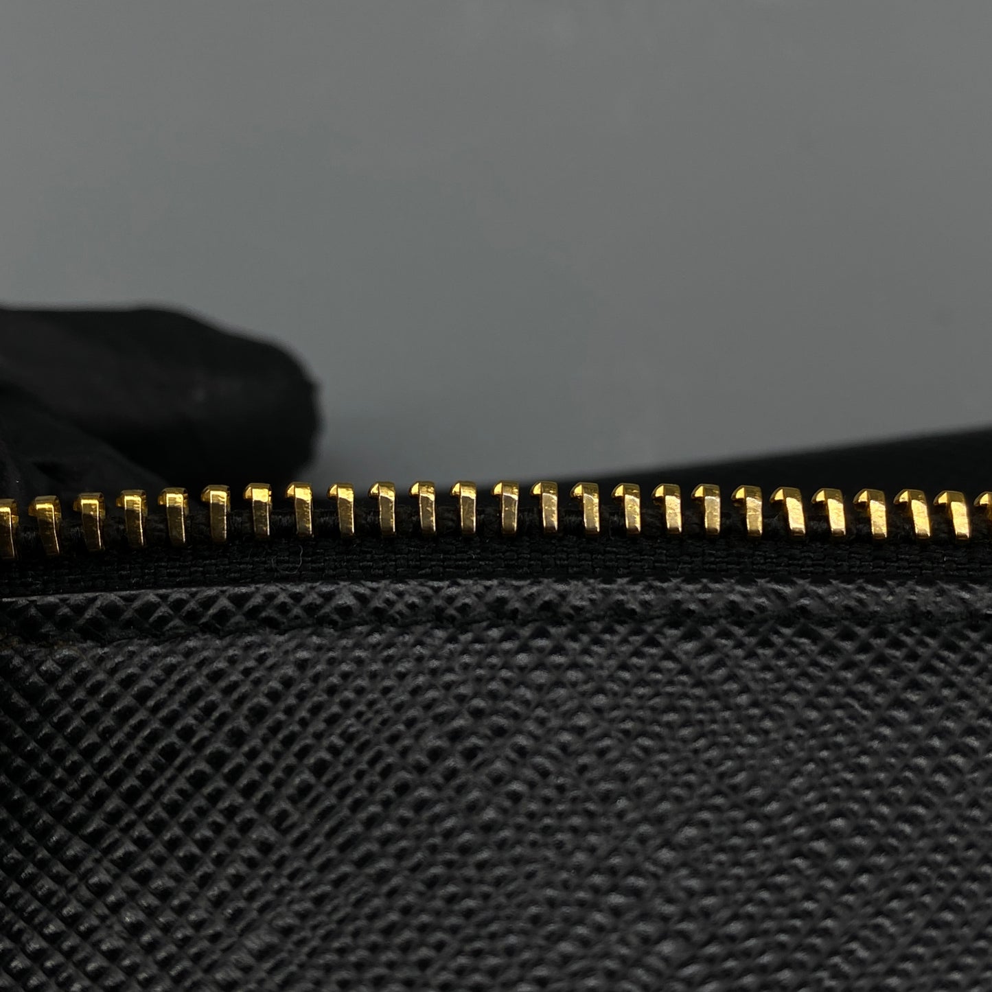 Prada Saffiano Envelope Long Wallet Black