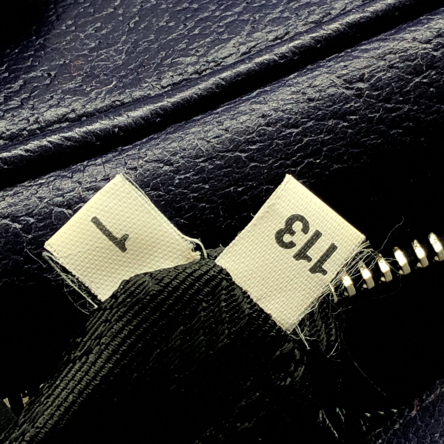 Prada Bauletto Medium Pebbled Leather Handbag  Ink Blue