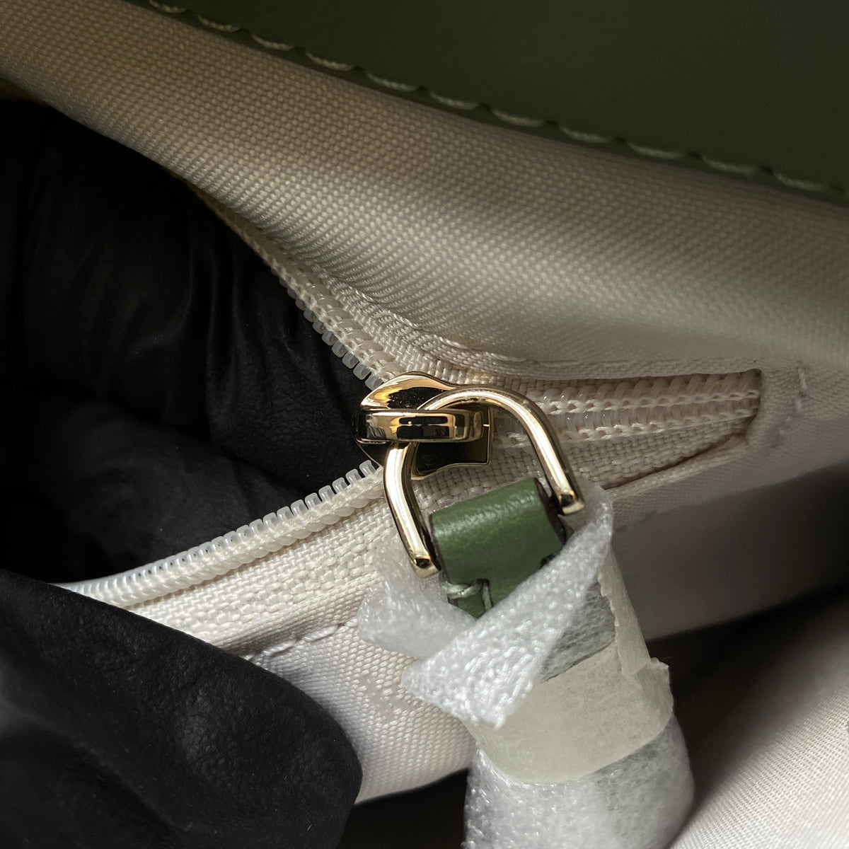 Kate Spade Green Pebbled Leather Bucket Shoulder Bag