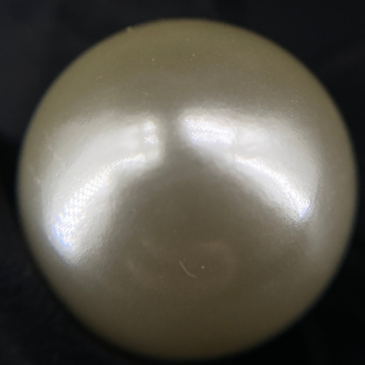 Christian Dior Gold Tone Double Pearl Stud Earrings
