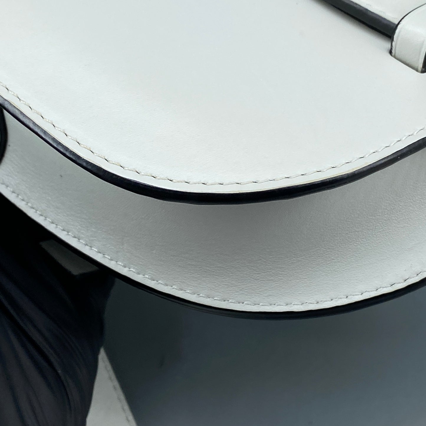 Loewe Gate Mini White Smooth Calfskin Belt Bag