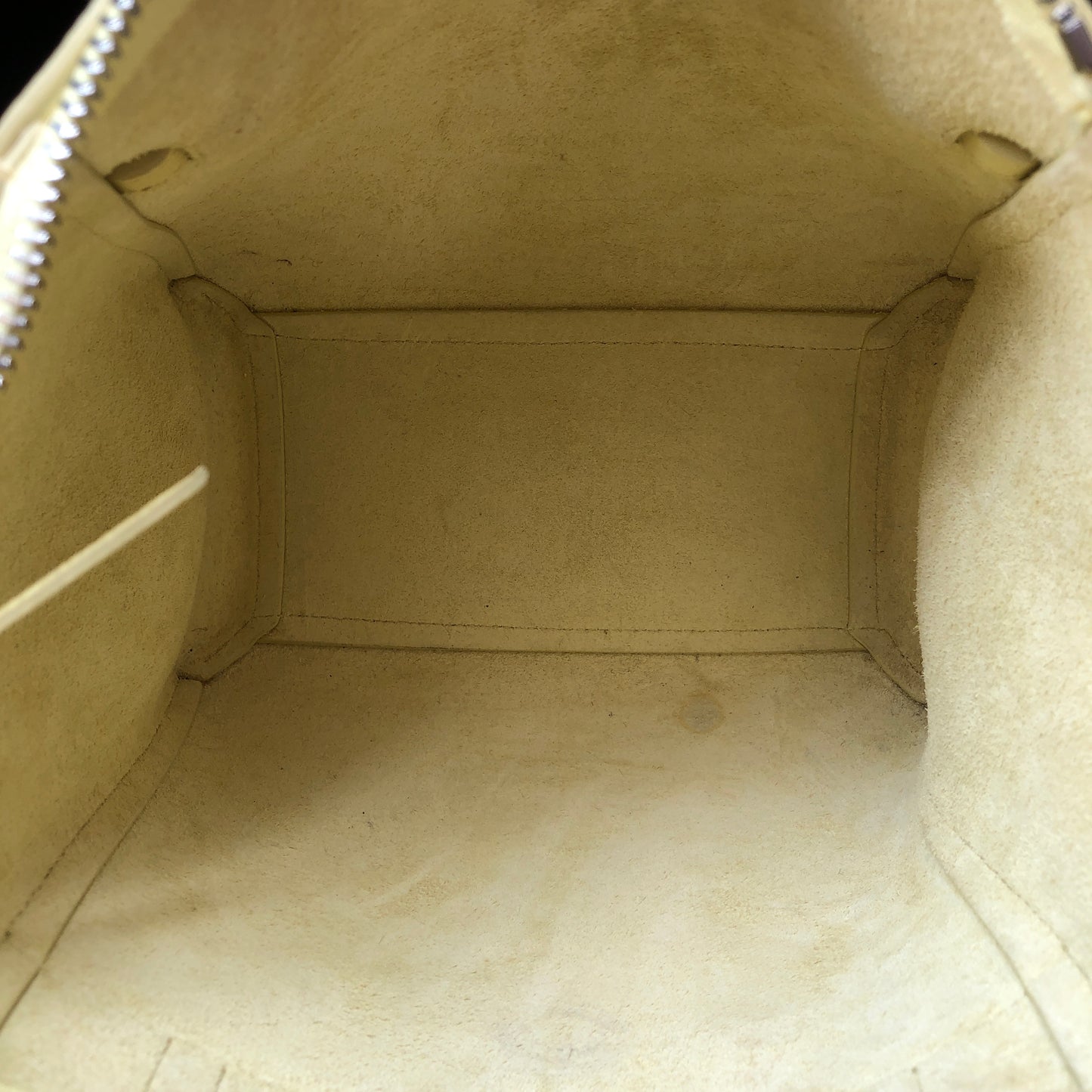 Celine Nano Belt Bag Leather Handbag Light Yellow