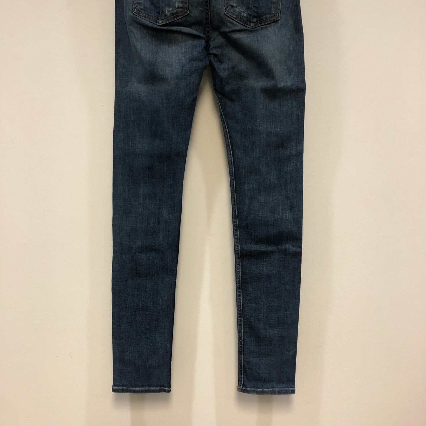 Rag & Bone Skinny Fit Distressed Jeans, Size 26, Blue