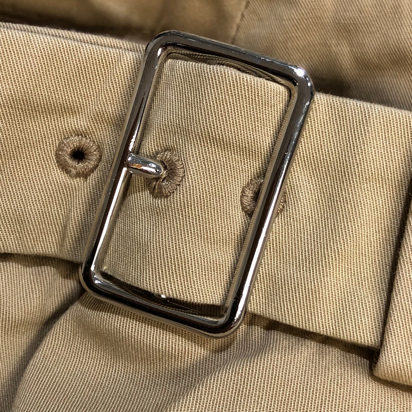 Loro Piana Brown Straight‑Leg Trousers Size 44