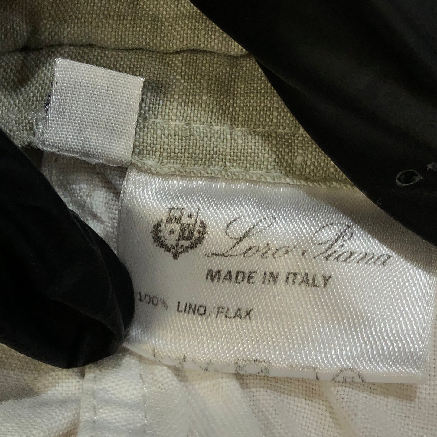 Loro Piana White Linen Shorts Size 44