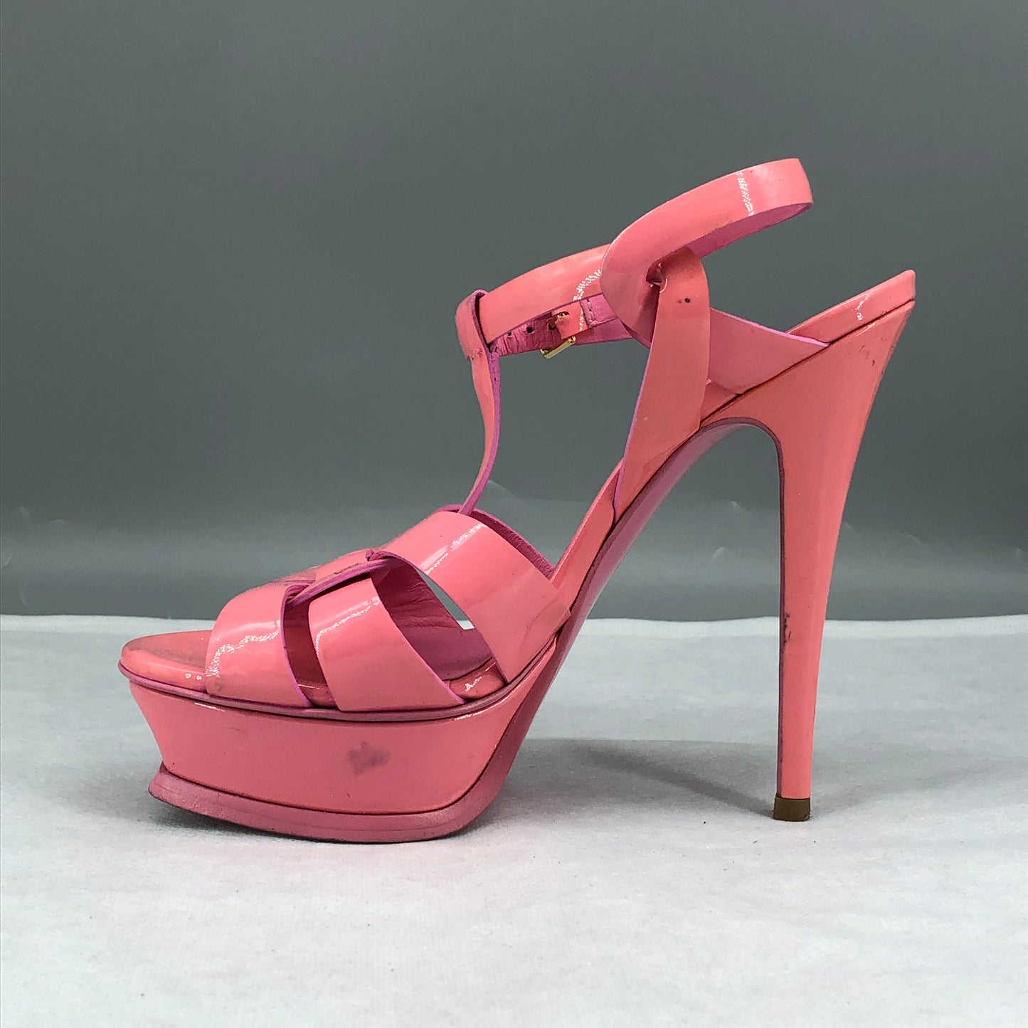Saint Laurent Women's Platform Heels Size 35.5 Pink