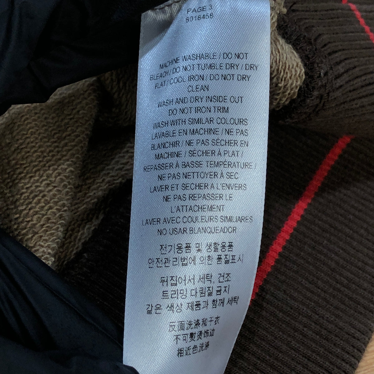 Burberry Brown TB Monogram Hoodie Size S