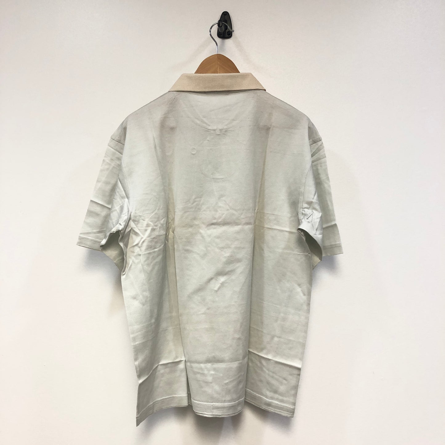 Balenciaga Mist Blue Jacquard Short Sleeve Shirt US Size 6