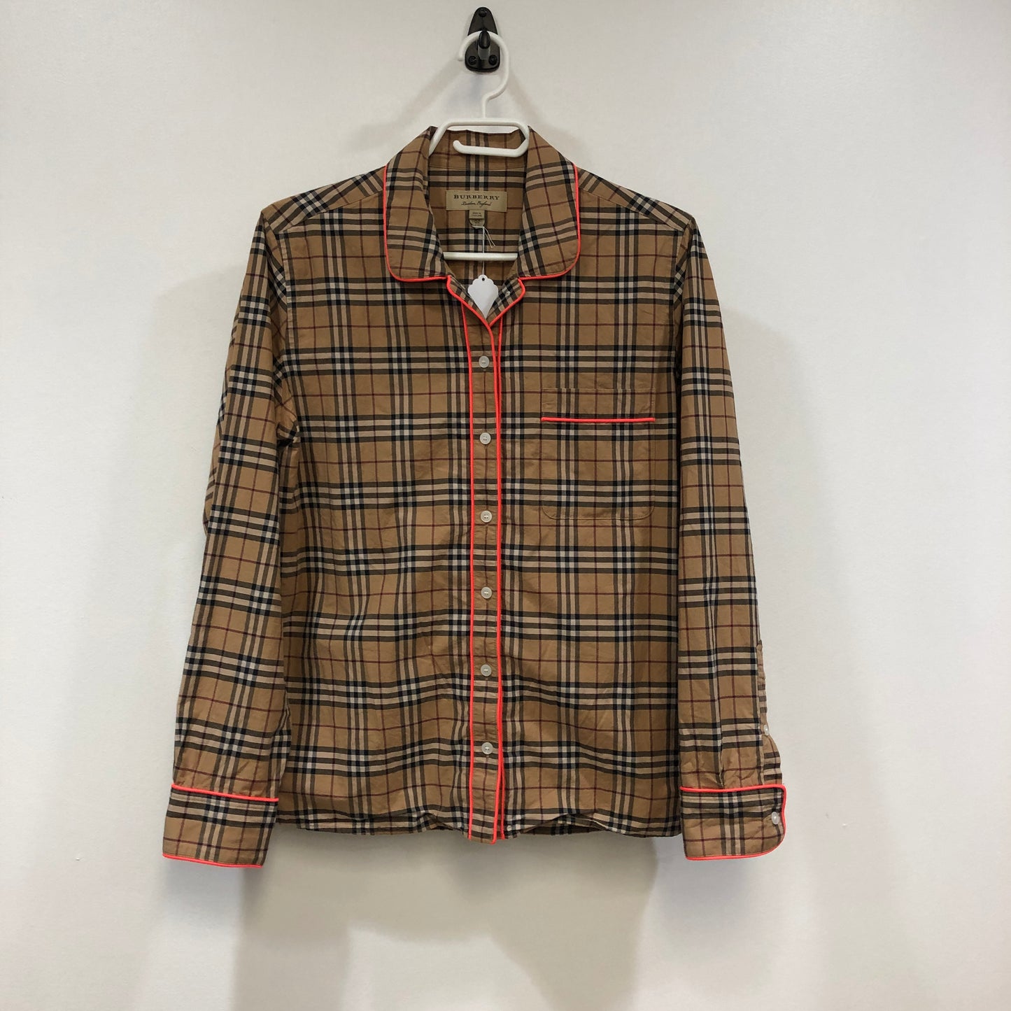 Burberry Nova Check Button-Up Shirt Size US 8