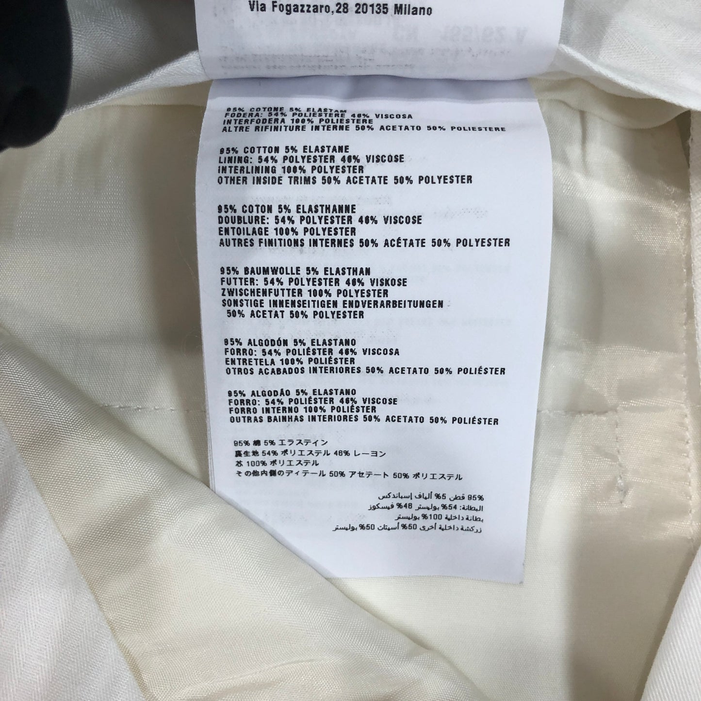Miu Miu White Cotton-Blend Cropped Trousers Size 38