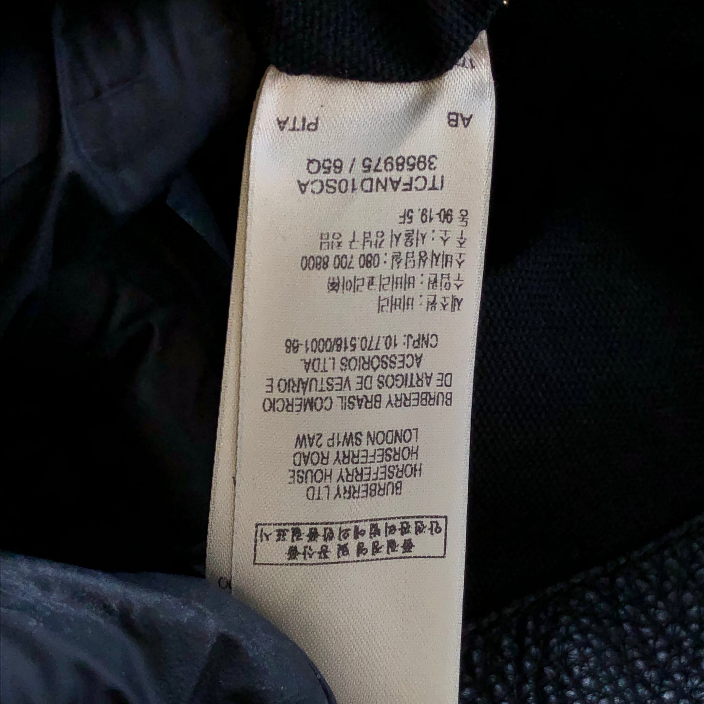 Burberry Check and Leather Tote Bag Beige