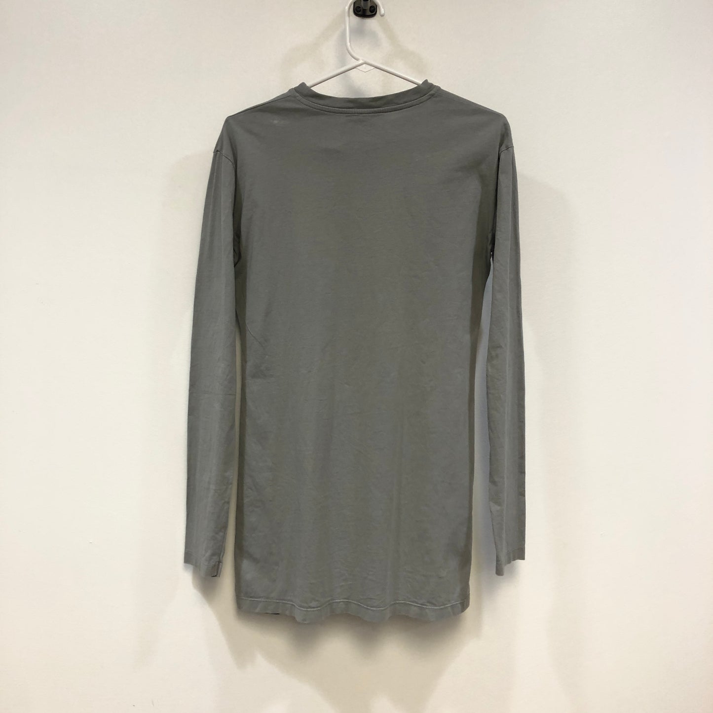 Miu Miu Grey Logo Long-Sleeve T-Shirt Size S