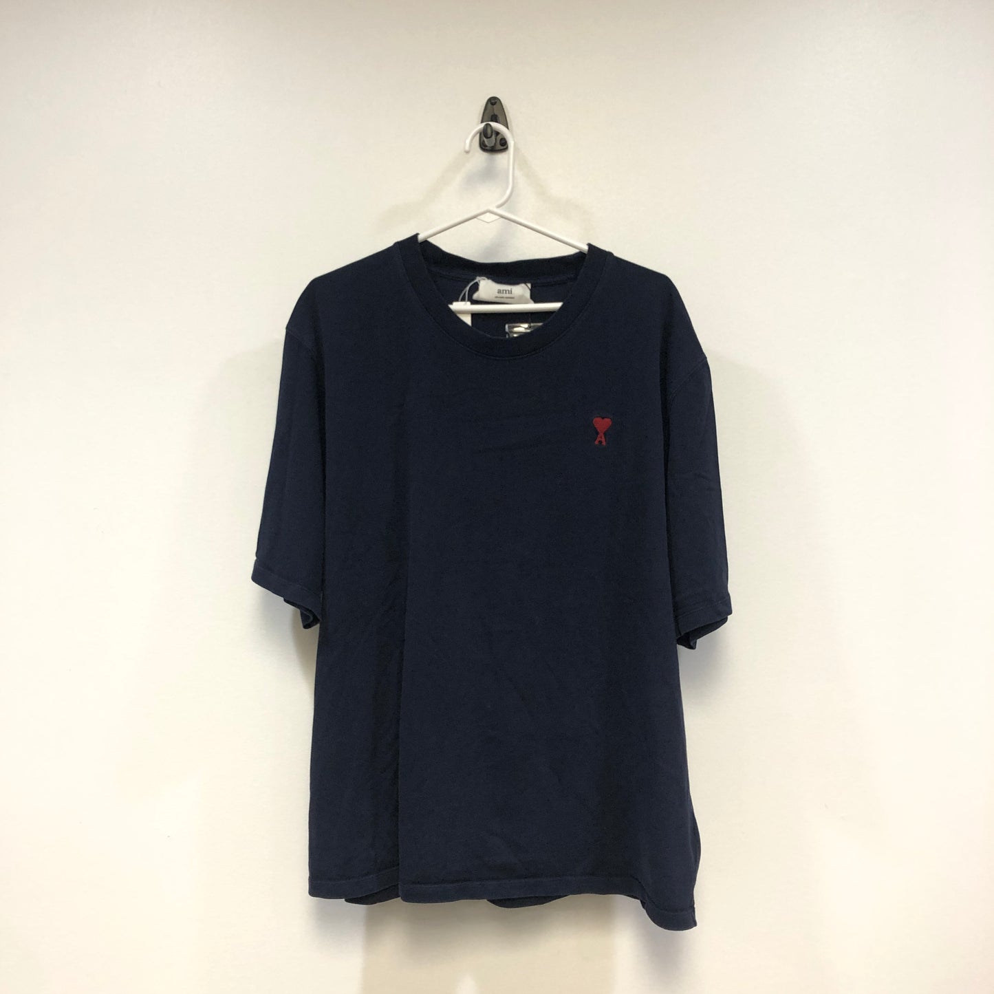 Ami Navy Blue Short Sleeve T‑Shirt XXL