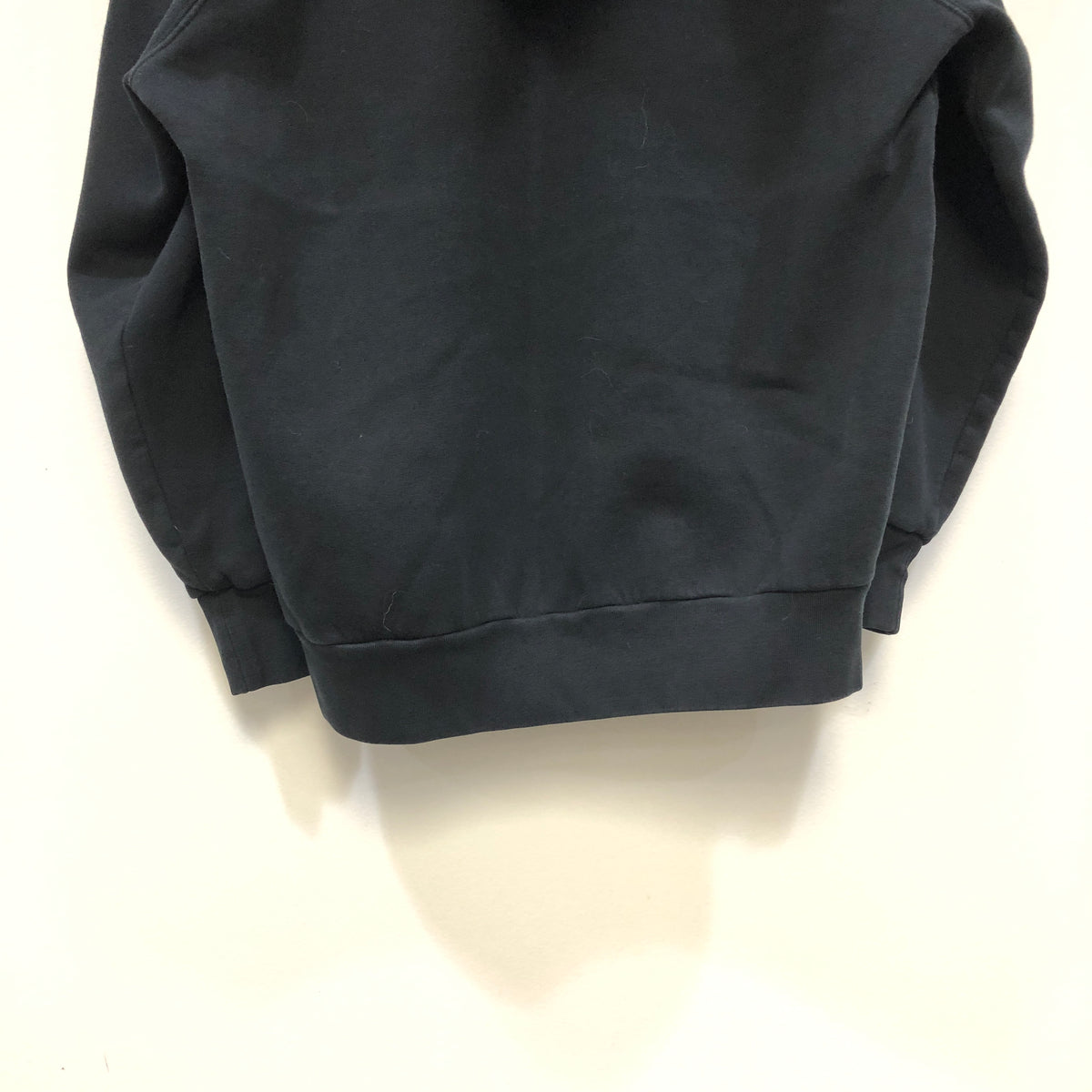 Burberry Black Logo Print Hooded Sweatshirt Size M