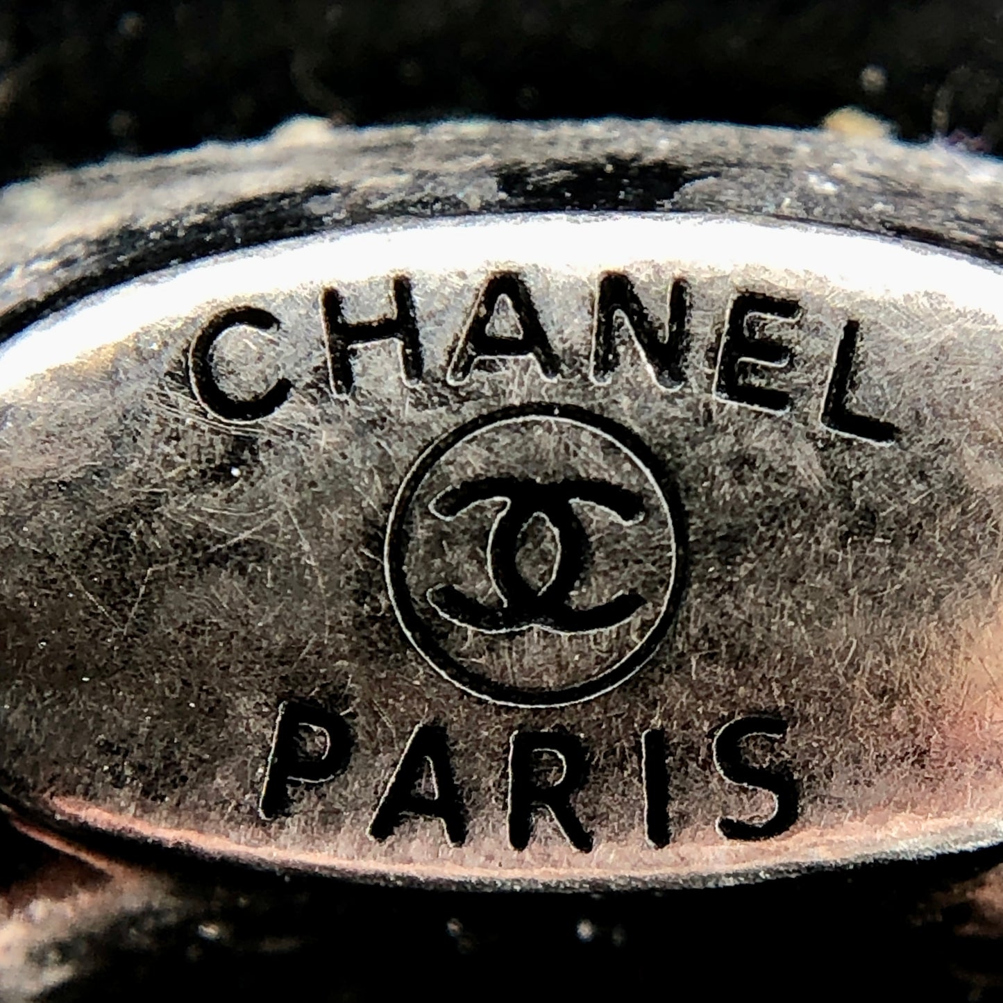 Chanel Quilted Leather Chain Shoulder Tote Bag Black