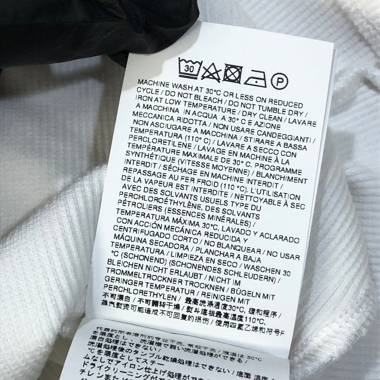 Off-White White Ribbed Sleeveless Tank Top Size 40