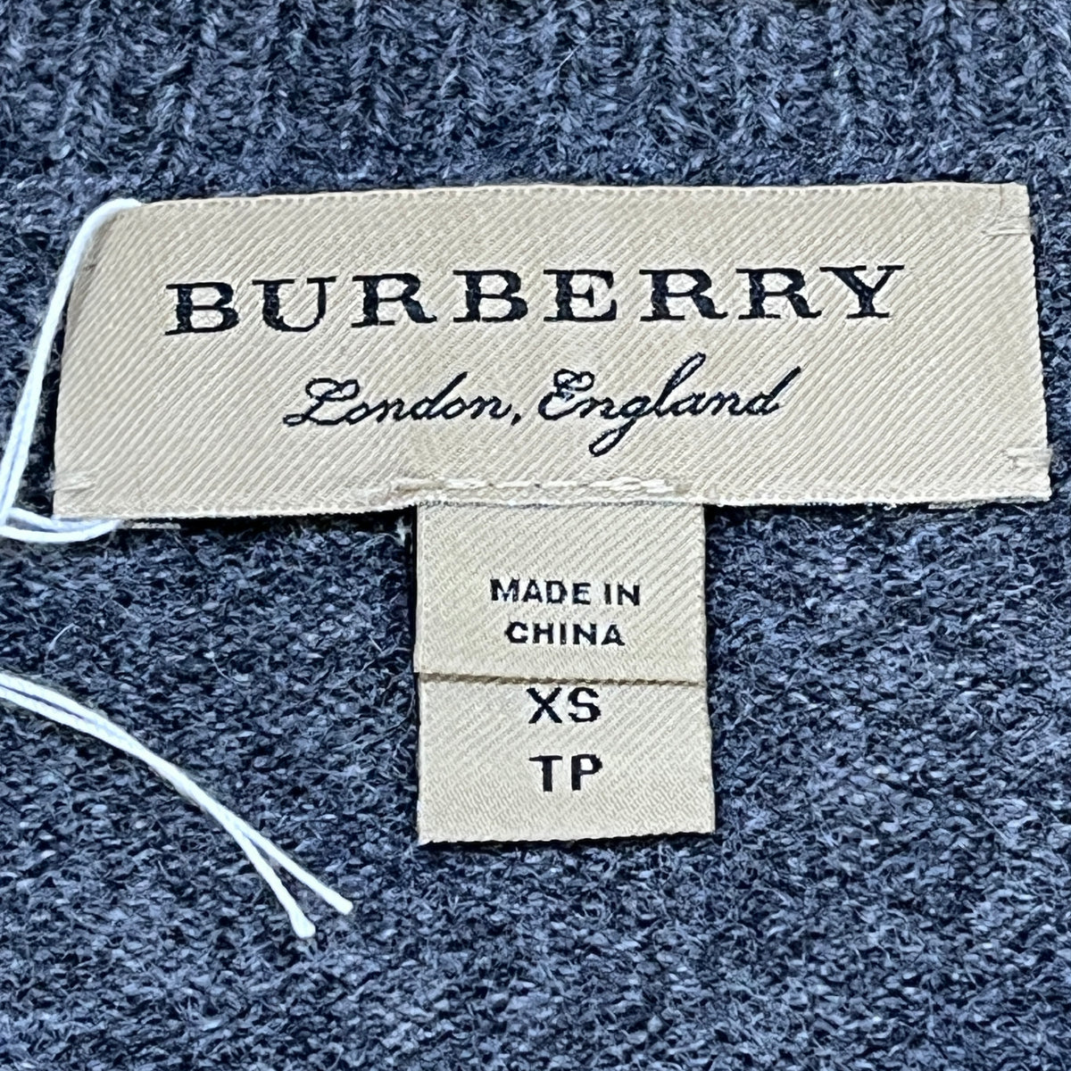Burberry Grey Knit Sweater Size XS