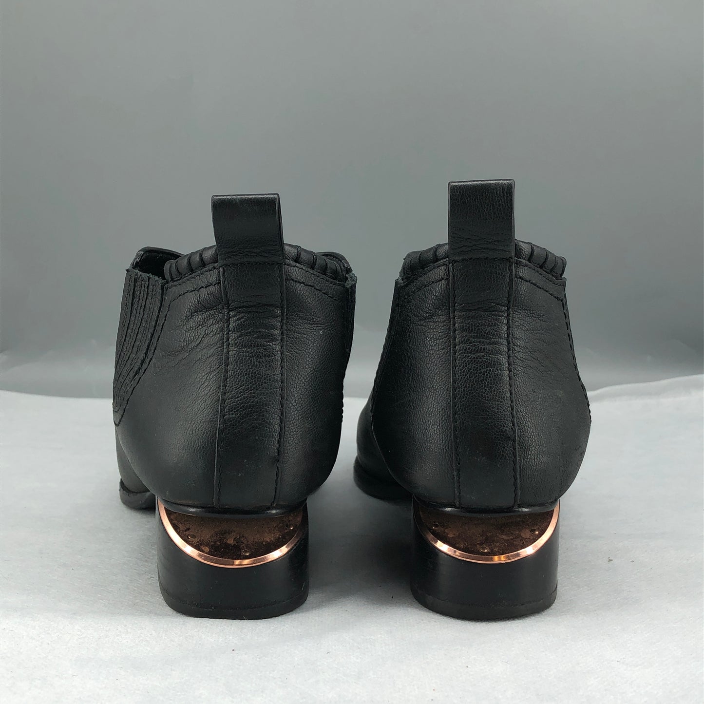 Alexander Wang Women's Kori Cutout Heel Ankle Boots 38 Black