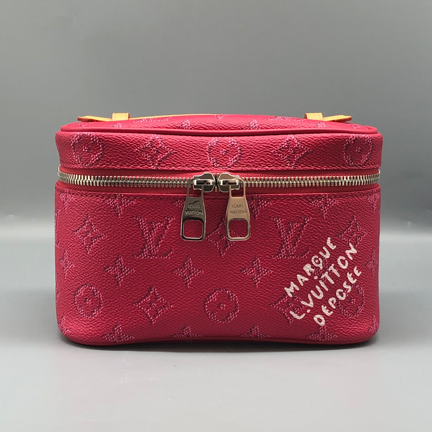 Louis Vuitton Nice Mini Monogram Empreinte Pink Vanity Case Bag