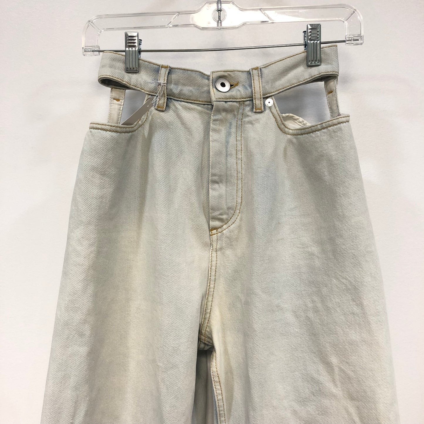 Maison Margiela Cut-Out Wide-Leg Jeans