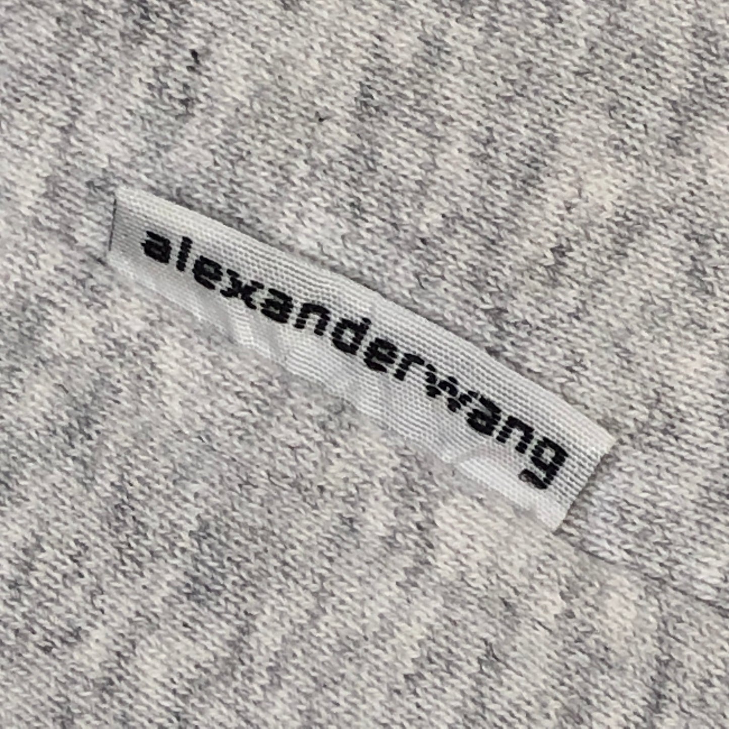Alexanderwang Light Grey Drawstring Cropped Sweatpants Size S