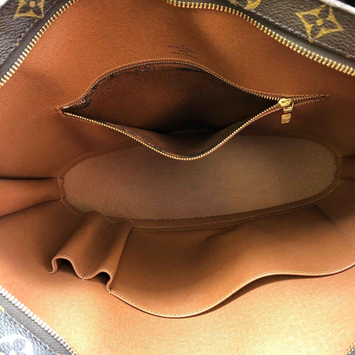 Louis Vuitton Babylone Tote Bag Brown