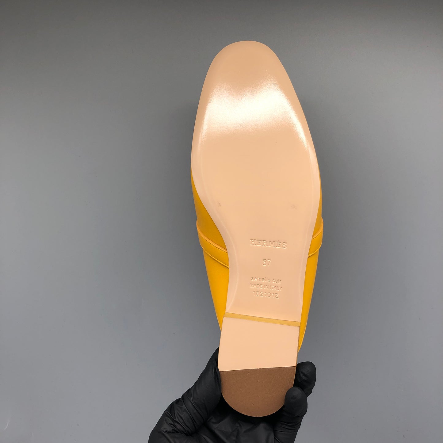 Hermes Women's Yellow Oz Mules shoes 37