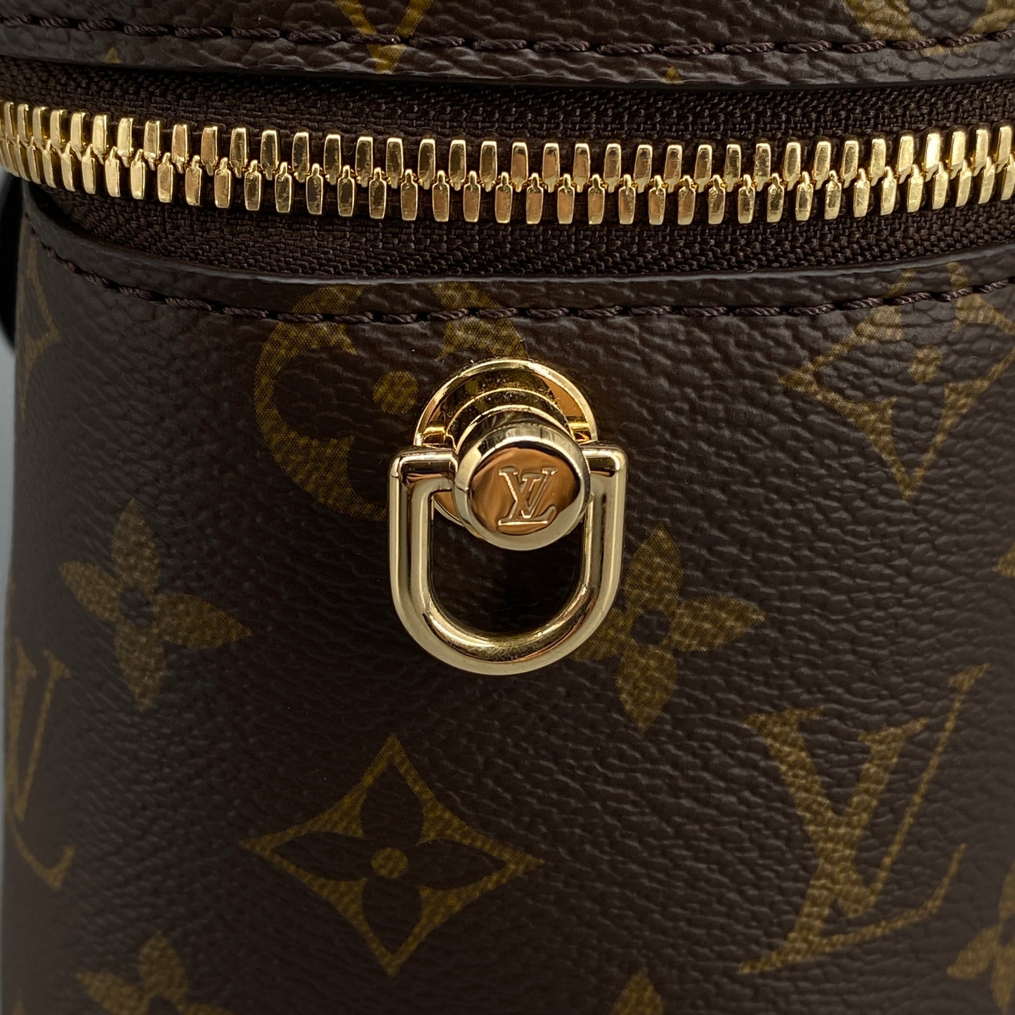Louis Vuitton Monogram Vanity PM Brown Top Handle Bag