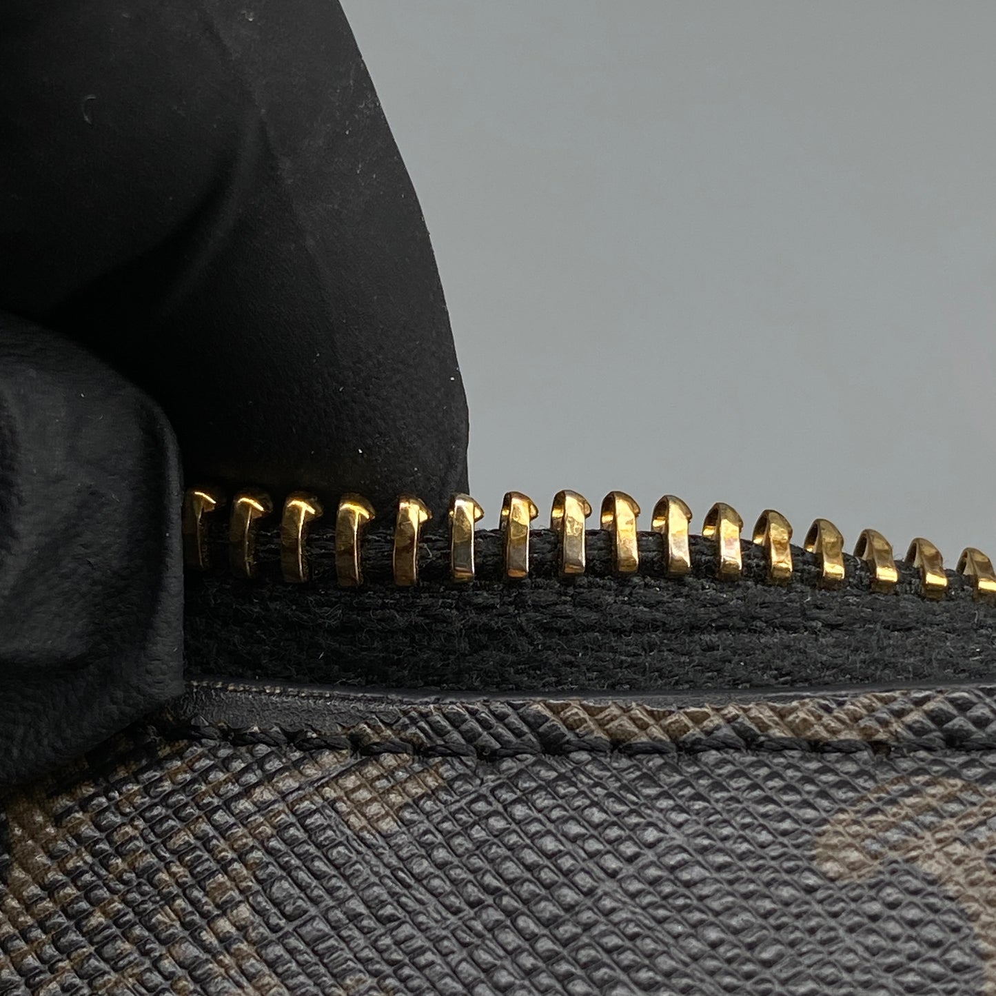 Celine Ava Black Caramel Print Hobo Shoulder Bag