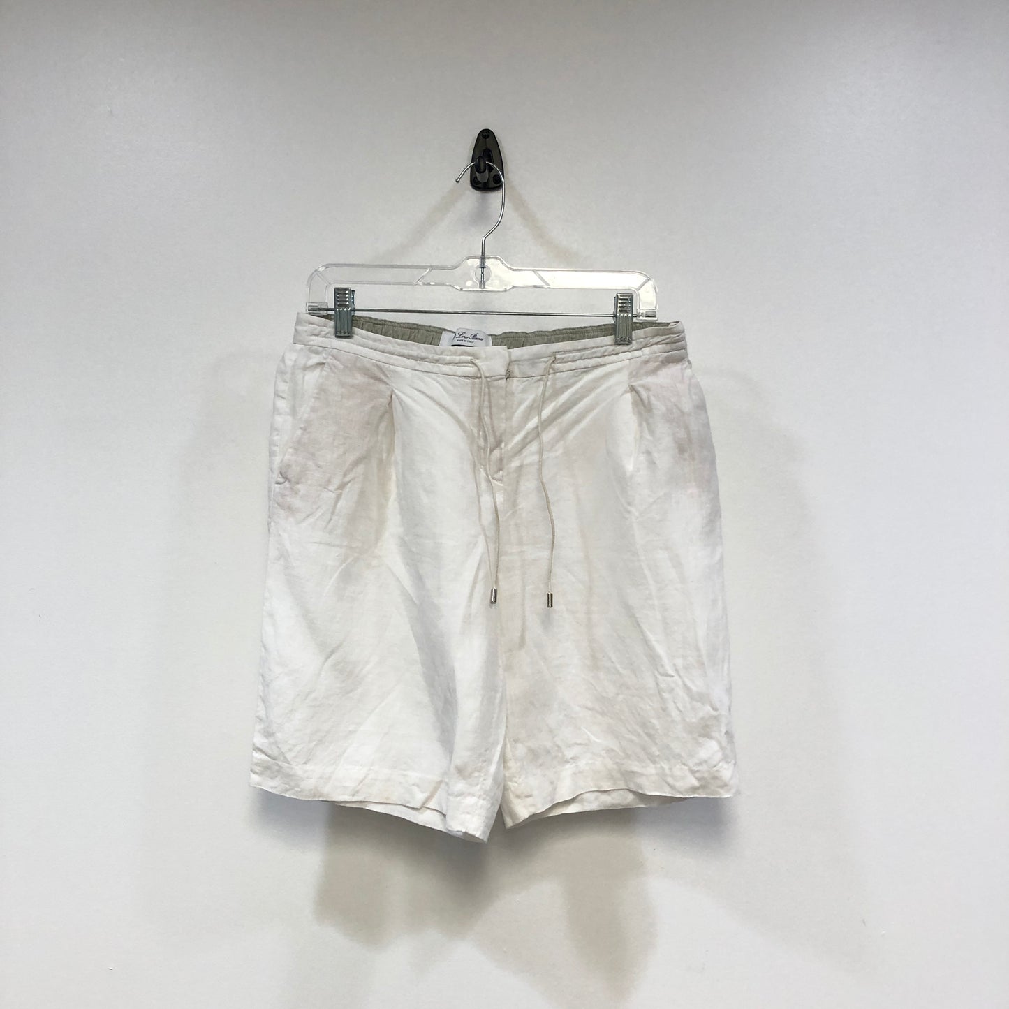Loro Piana White Linen Shorts Size 44