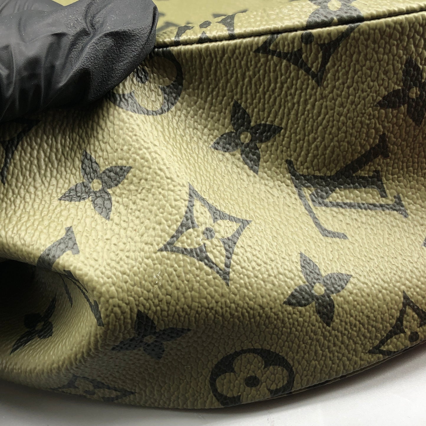 Louis Vuitton Monogram Hamac Bag Khaki Green Vermillion Red