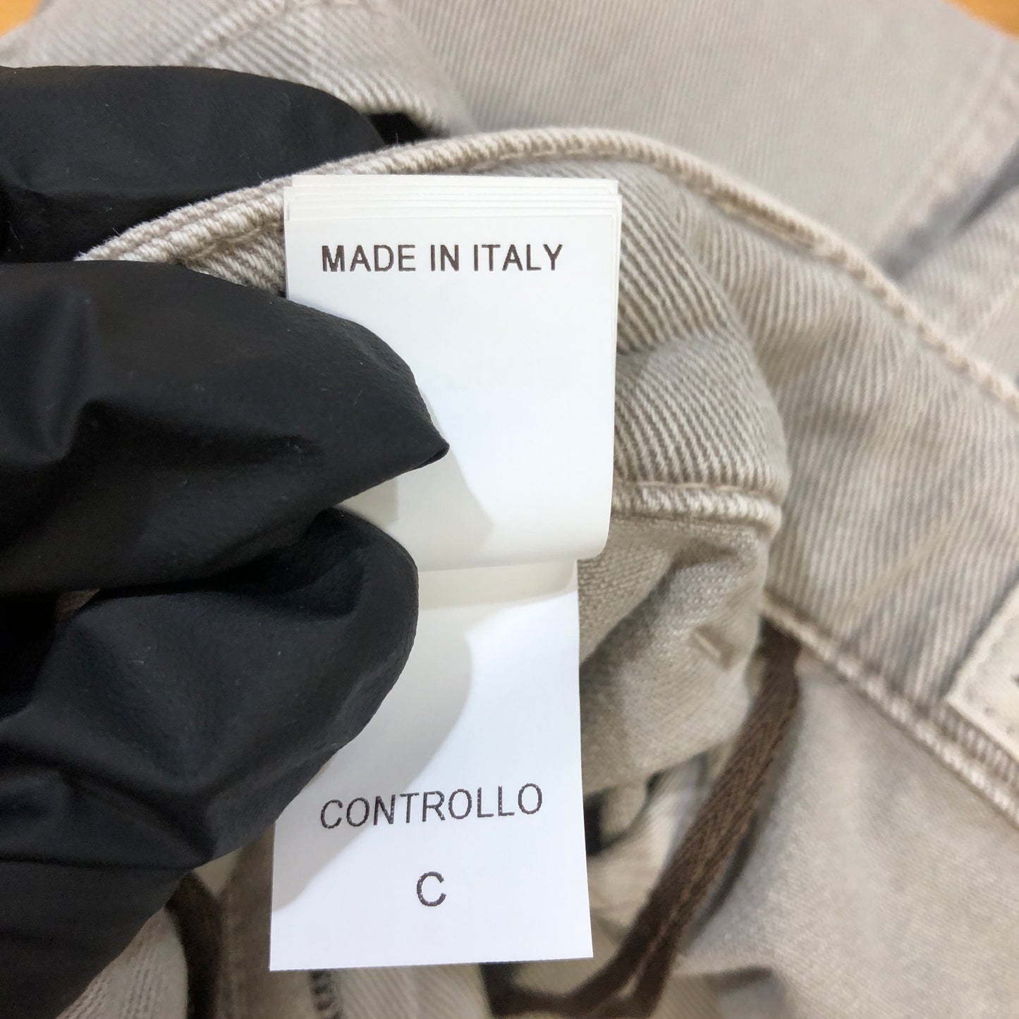Brunello Cucinelli Grey Straight-Leg Cotton Pants Size 38