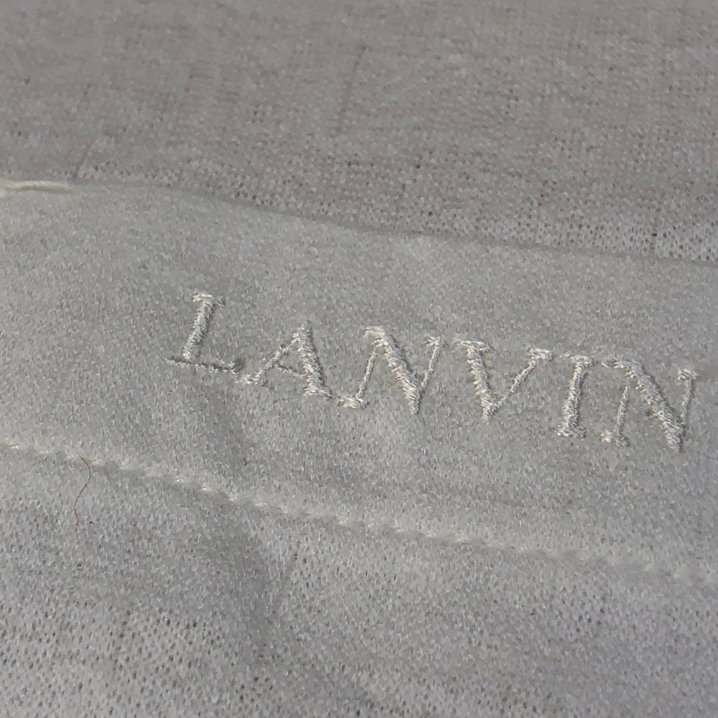 Lanvin White Cotton Short Sleeve Polo Shirt Size XXL