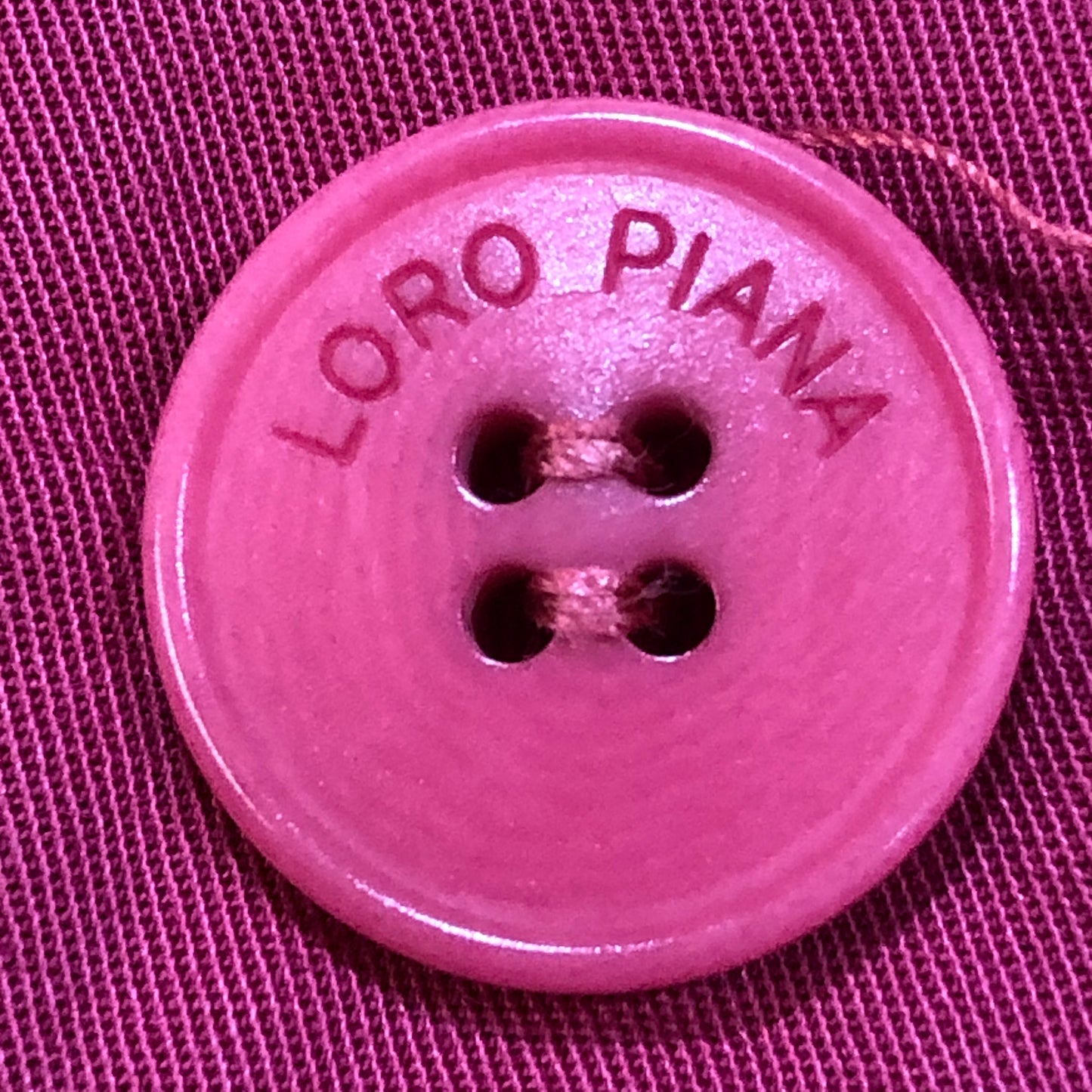 Loro Piana Rose Red Casual Trousers Size 44