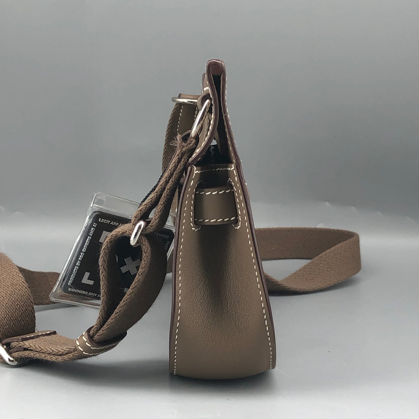 Hermes 2022 Jypsiere Mini Crossbody Bag  Swift Etoupe