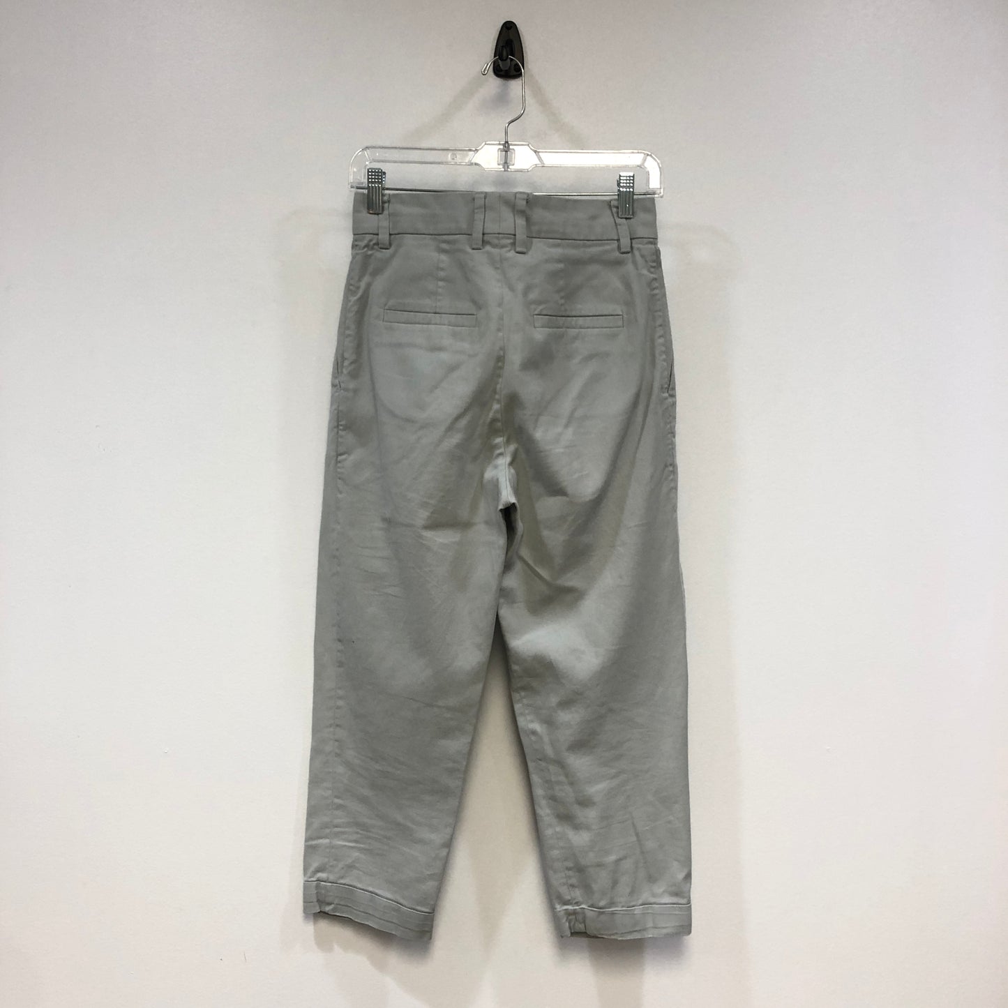 Brunello Cucinelli Light Blue Pleated Cropped Trousers Size 38