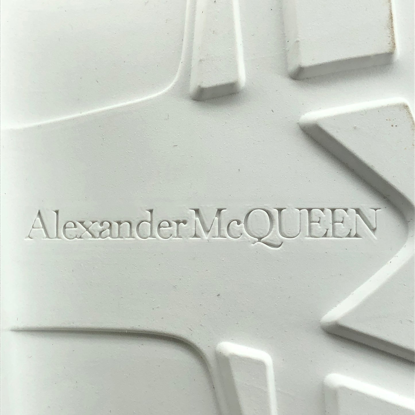 Alexander McQueen Tread Slick Platform Canvas Sneakers Size 37 Black