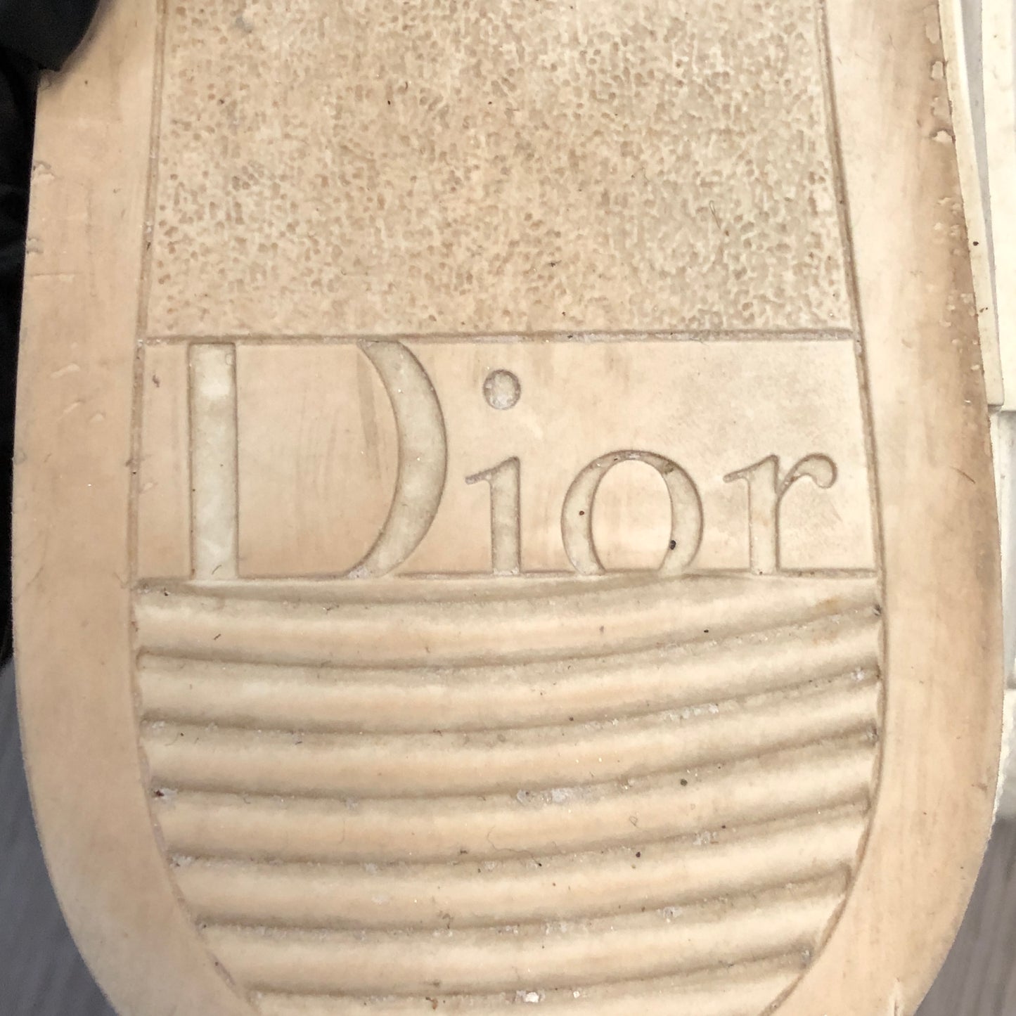 Christian Dior Women's Walk'n'Dior Oblique Jacquard Canvas Low Top Sneaker Shoes 36 Cream Black