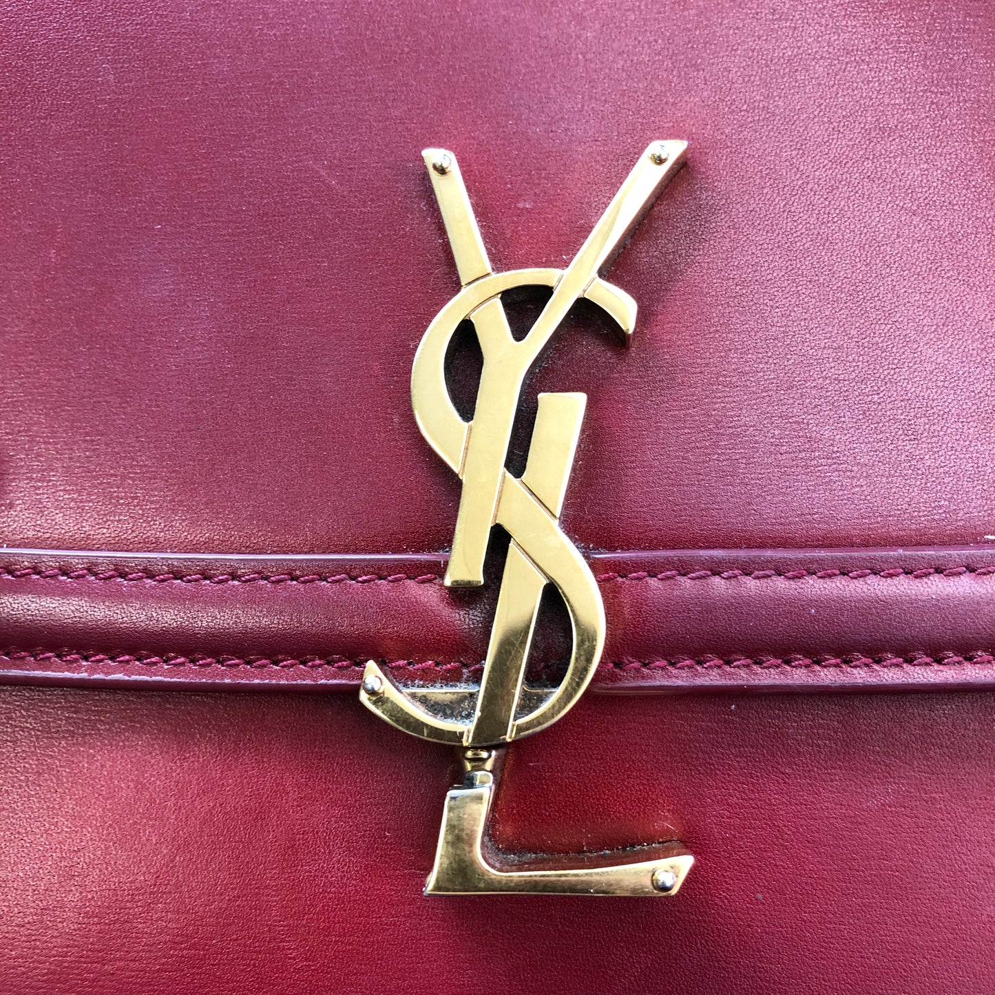 Saint Laurent Solferino Medium Shoulder Bag Red