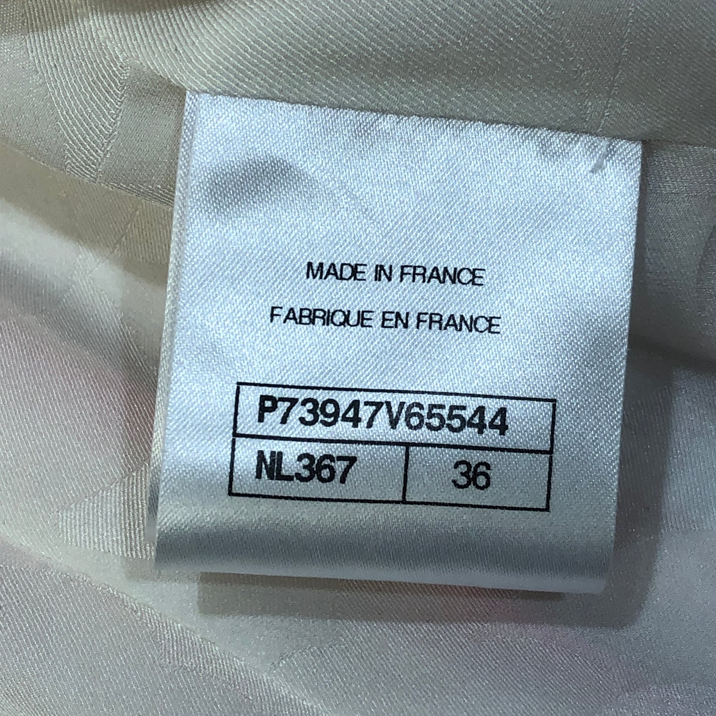 Chanel White & Pink Plaid Tweed Jacket Fringe Trim Size 36