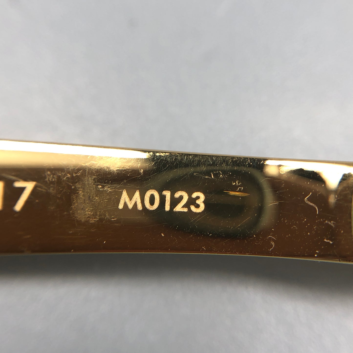 Louis Vuitton Round Frame Sunglasses Gold
