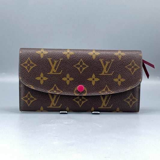Louis Vuitton Brown Monogram Flap Long Wallet