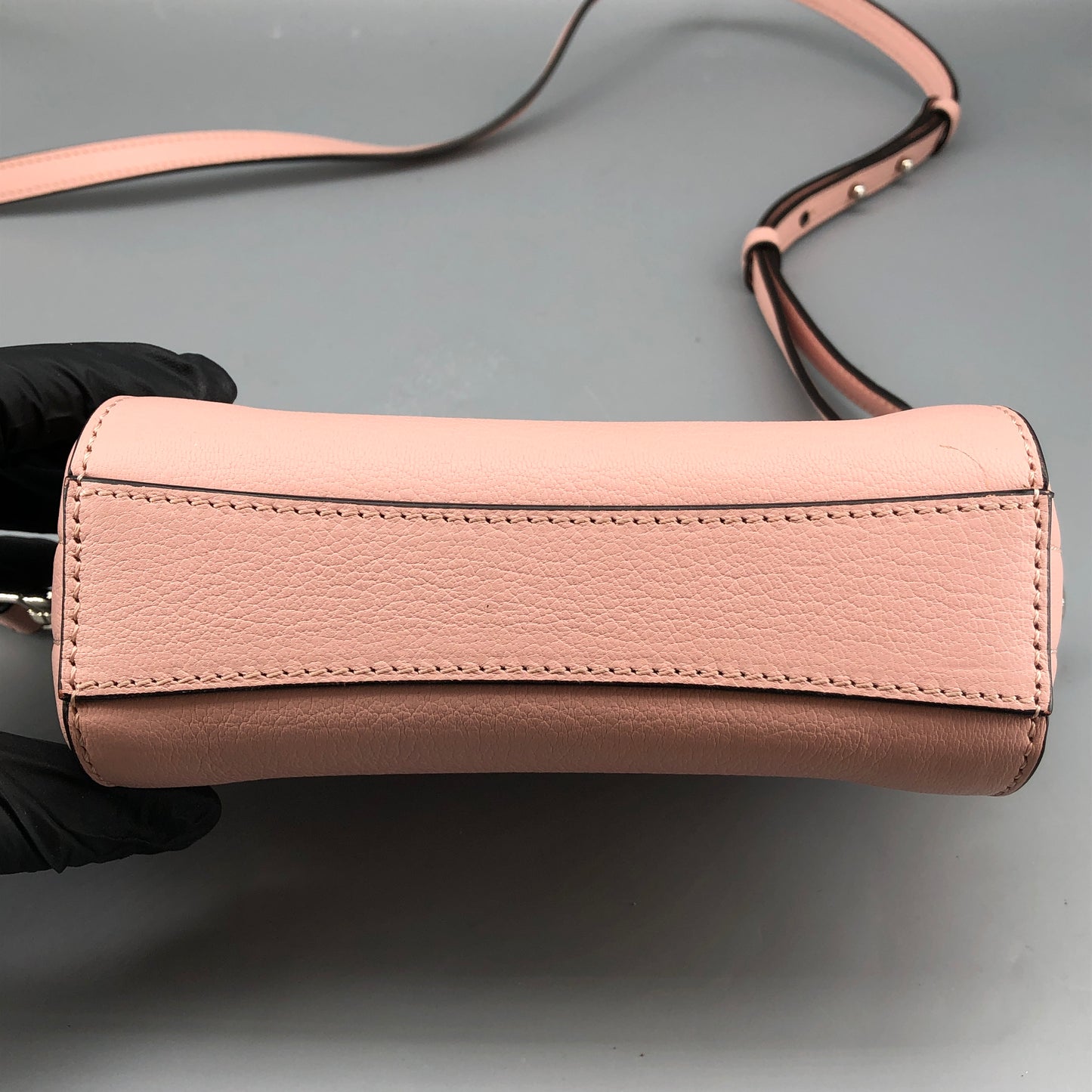 Givenchy Mini Antigona Leather Crossbody Bag Blush Pink