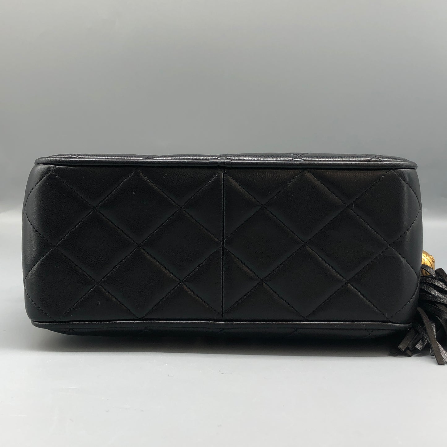 Chanel Black Quilted Leather Camera Bag