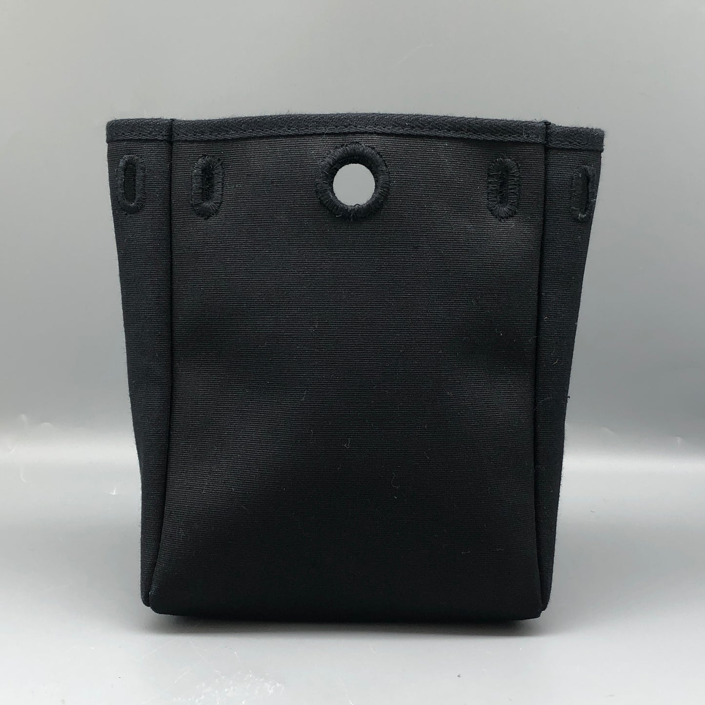 Hermes Herbag Mini (TPM) Cream/Black Canvas Leather Bag