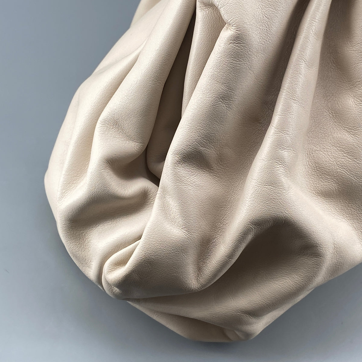 Bottega Veneta Pouch Bag Cream Leather
