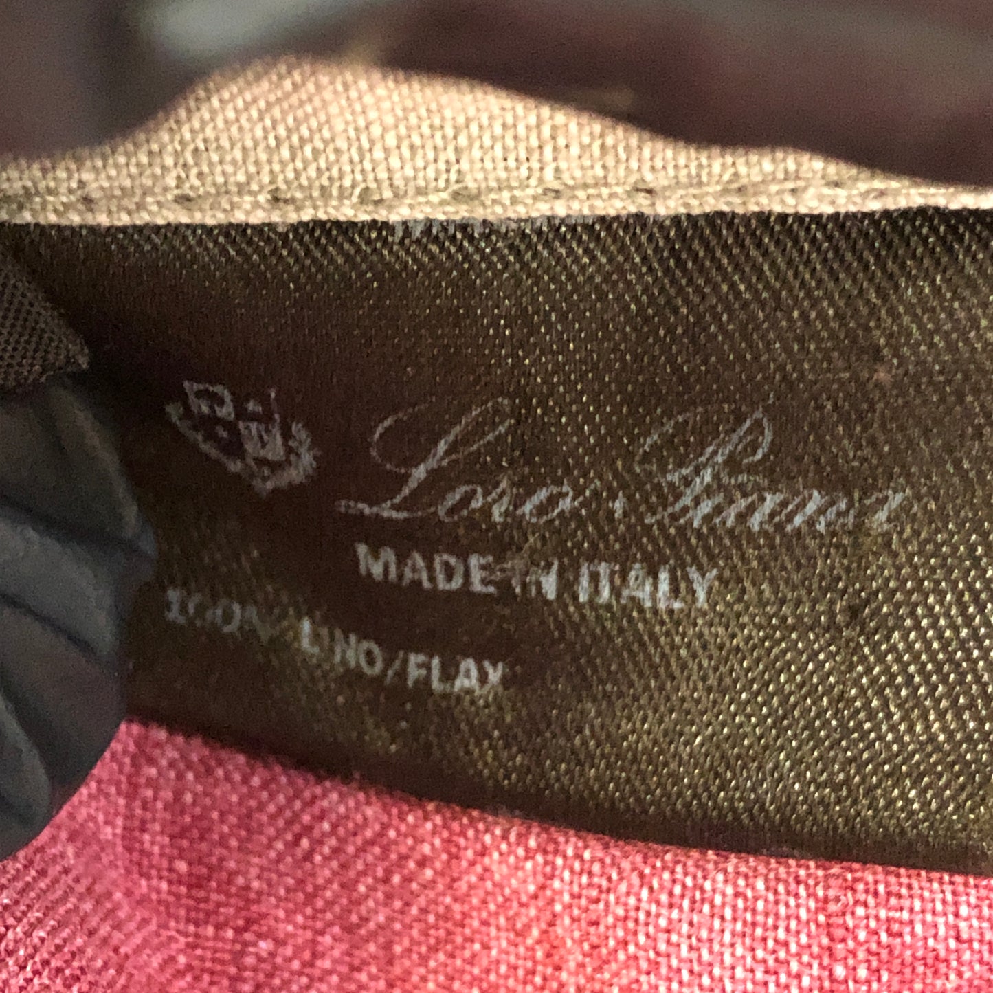 Loro Piana Dusty Rose Linen Shorts Size 42