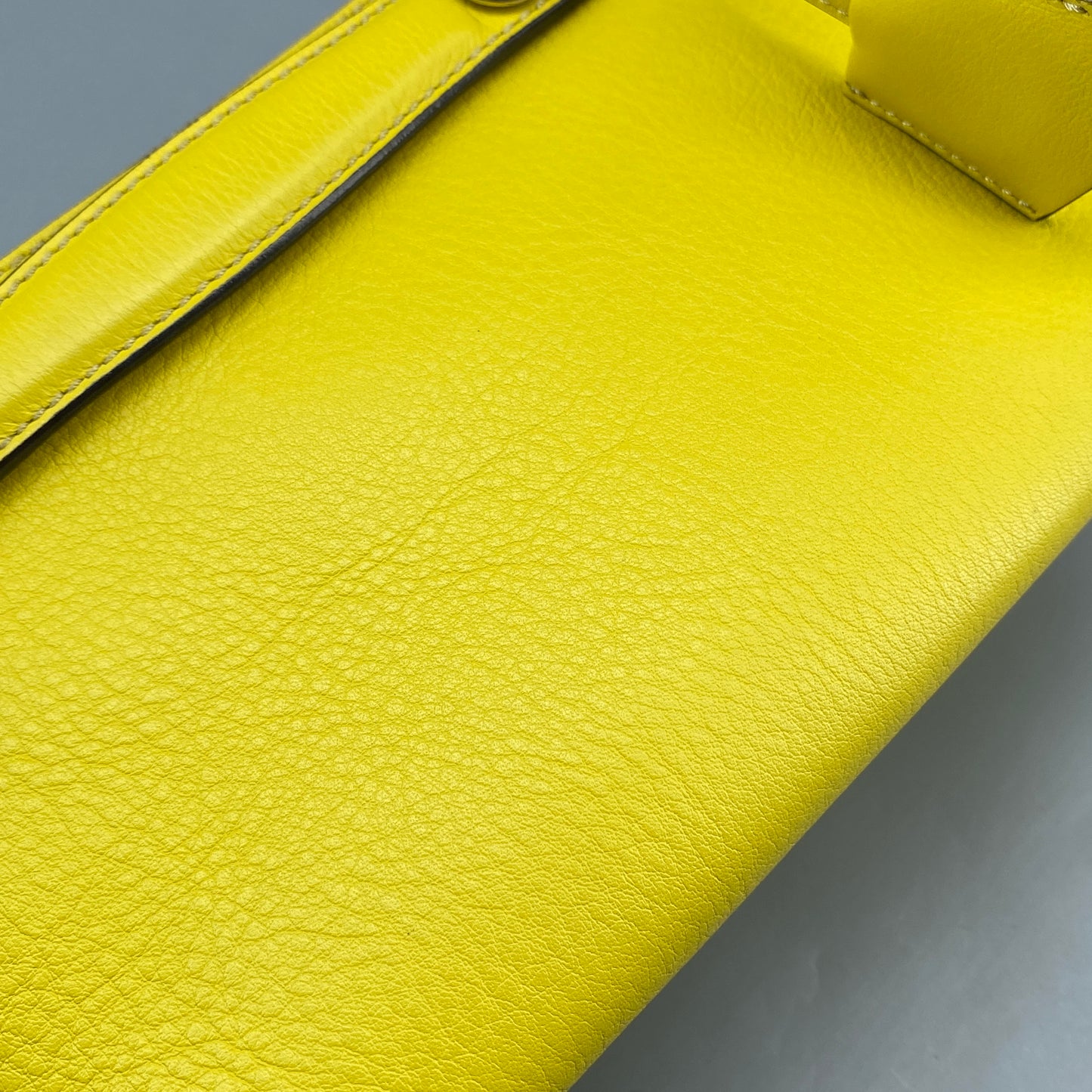 Fendi Yellow Leather By The Way Crossbody Bag