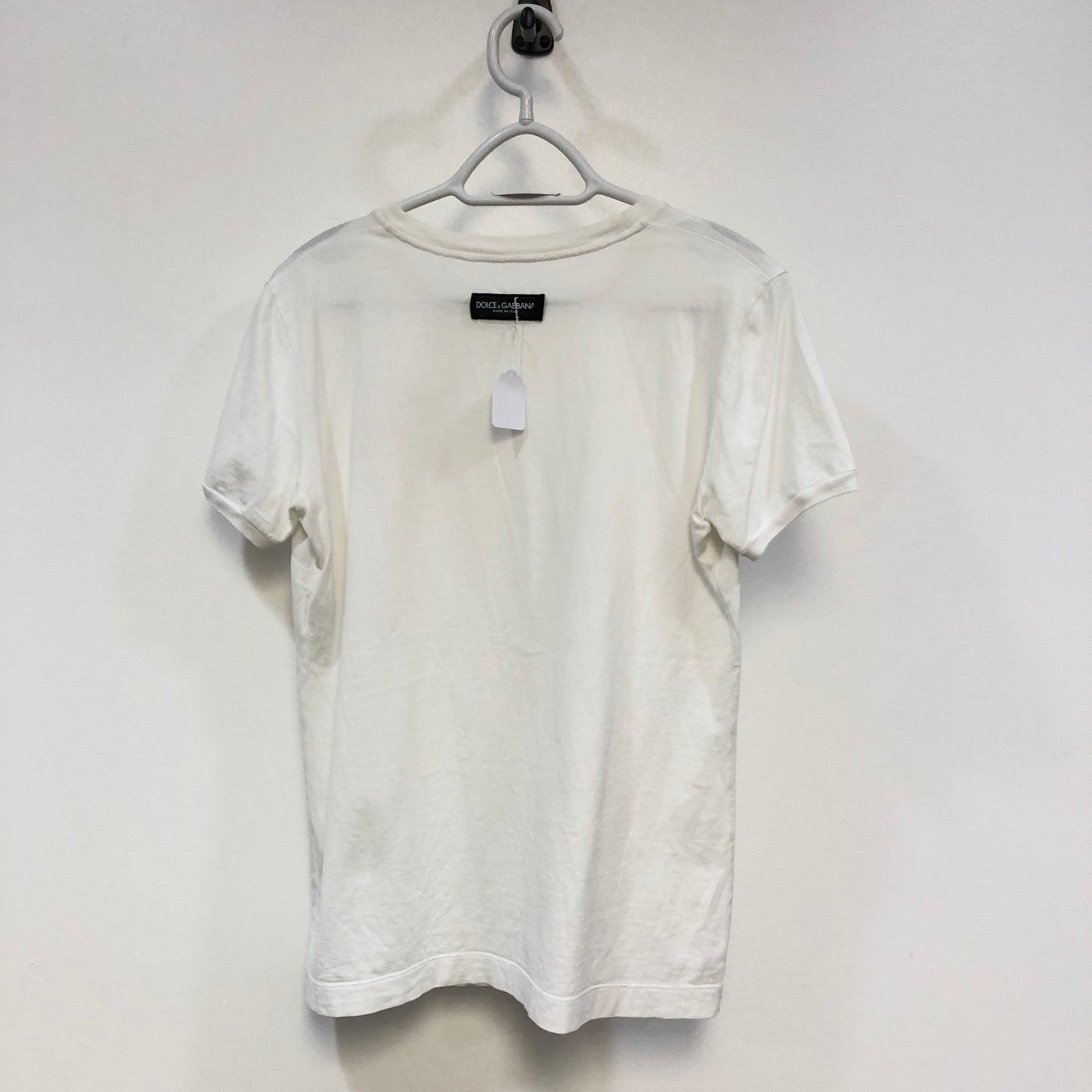 Dolce & Gabbana White Short Sleeve T‑Shirt